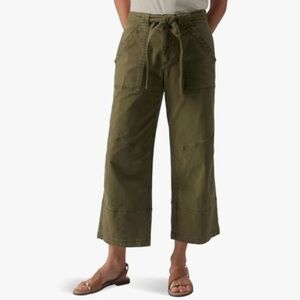 SANCTUARY Cotton Olive Green “Reissue 90s Sash” Pant. NWOT Size Med.